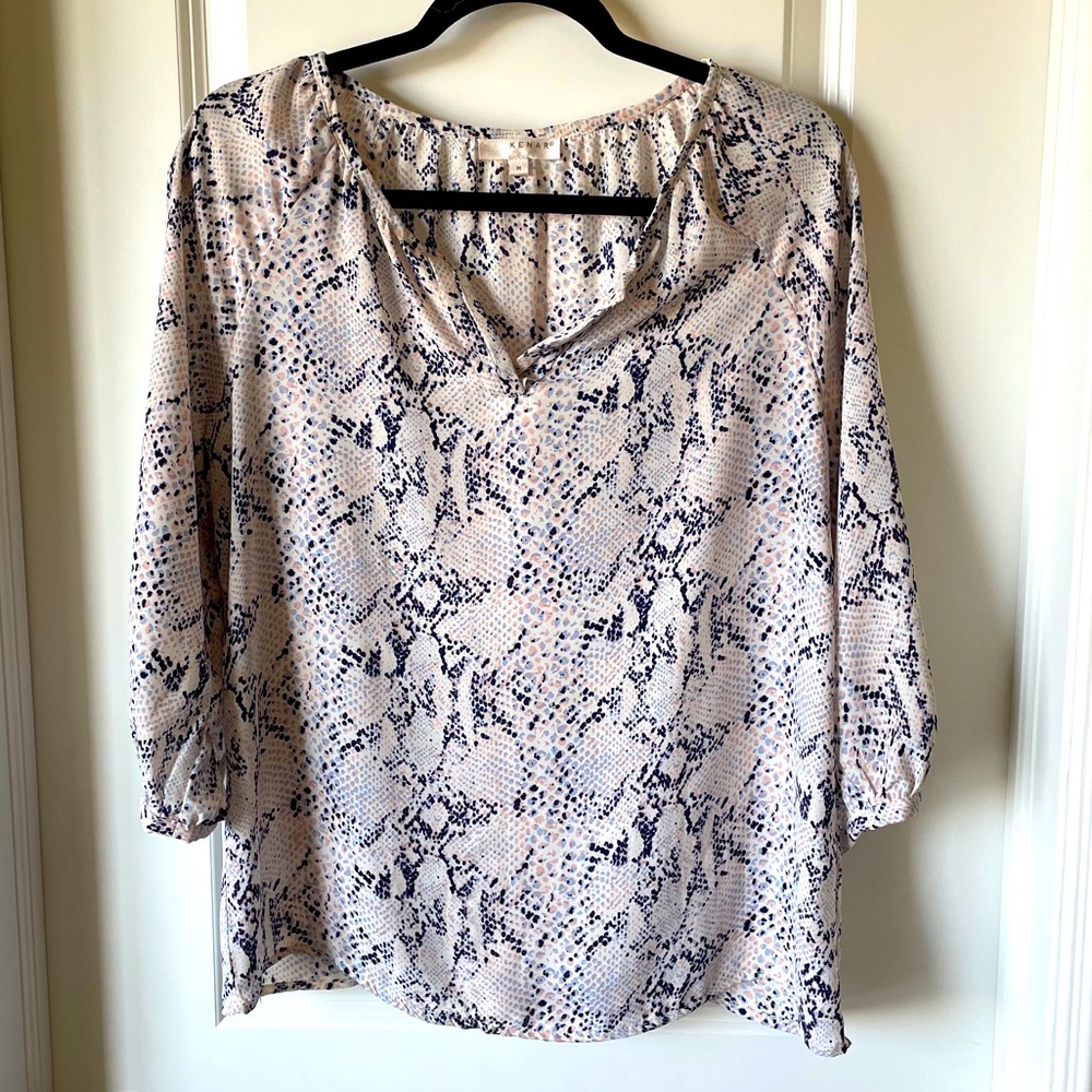 Snake Skin Patterned Shirt